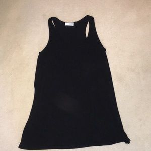 black tank top